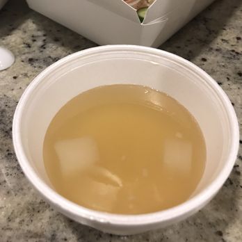 What Da Chick - Cup of Daikon broth soup which accompanied meal - Thai Near Me - Watertown, Massachusetts What Da Chick - Cup of Daikon broth soup which accompanied meal - Thai Near Me - Watertown, Massachusetts