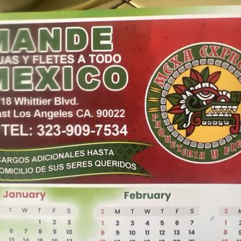 Mexa Express - Dirección - Shipping Centers Near Me - Los Angeles, California