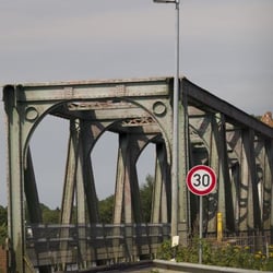 Lindaunisbrücke - Klappbrücke über die Schlei bei Lindauis