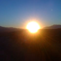 Big Horn Canyon Ranch - Hunting Ranch - Sunrise from the bunk room
