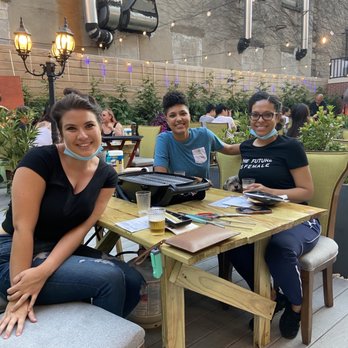 Shokunin BBQ - Hanging out in the patio - Japanese Near Me - Brooklyn, New York Shokunin BBQ - Hanging out in the patio - Japanese Near Me - Brooklyn, New York