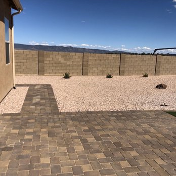 A Adrian's Landscaping - a patio with a brick paver - Landscaping Near Me - Prescott Valley, Arizona A Adrian's Landscaping - a patio with a brick paver - Landscaping Near Me - Prescott Valley, Arizona