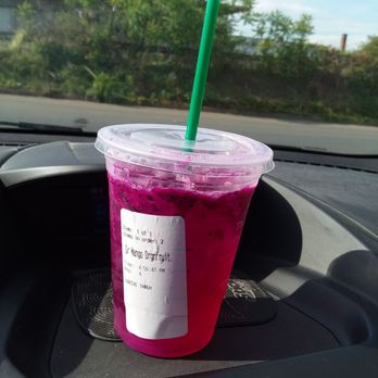 Starbucks - Mango dragon fruit is delicious! - Coffee & Tea Near Me - York, Pennsylvania Starbucks - Mango dragon fruit is delicious! - Coffee & Tea Near Me - York, Pennsylvania