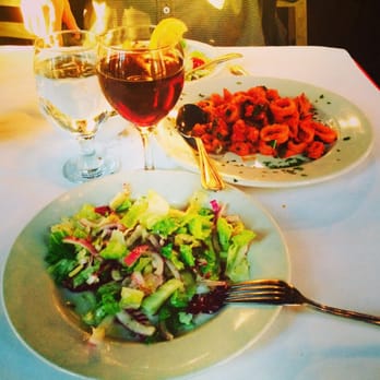 Patrizia's - Williamsburg - salad and calamari toscana - Pizza Near Me - Brooklyn, New York
