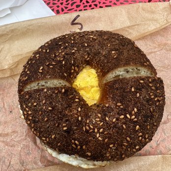 Olmo - Za'atar bagel toasted with sausage, egg and cheese. - Sandwiches Near Me - New Haven, Connecticut Olmo - Za'atar bagel toasted with sausage, egg and cheese. - Sandwiches Near Me - New Haven, Connecticut