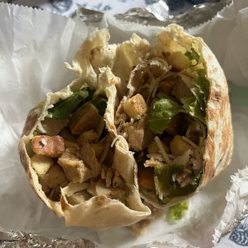 Green & Grains - Plant based Chicken Cesar Wrap - Vegan Near Me - Pittsburgh, Pennsylvania Green & Grains - Plant based Chicken Cesar Wrap - Vegan Near Me - Pittsburgh, Pennsylvania