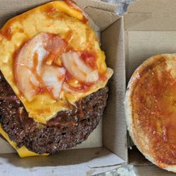 McDonald's on Park Ave. and Hwy 33 Beaver Dam, WI.  This is what you get for a Quarter Pounder w/Cheese!