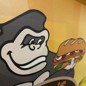Larry's Giant Subs - a gorilla eating a burger - Sandwiches Near Me - Palatka, Florida Larry's Giant Subs - a gorilla eating a burger - Sandwiches Near Me - Palatka, Florida