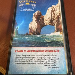 Los Cabos Family Restaurant - Menu cover.
