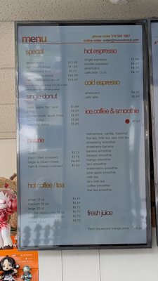 Menu photo 3 Moon Donuts Redondo Beach, CA