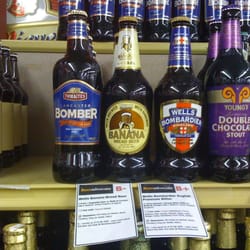 Spirit Shop - They sell the famous Banana Bread Beer!  by Wells & Young's in England