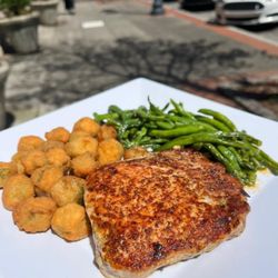 Raines On Exchange Bar And Grill - Pork porterhouse!
