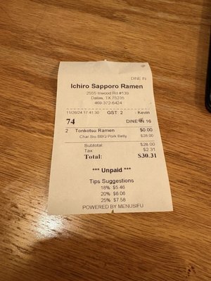 Ichiro Sapporo Ramen by null
