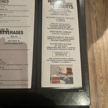 Kaminsky's Dessert Cafe - Menu - Coffee & Tea Near Me - Charleston, South Carolina