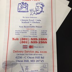 Good Luck Carryout - Menu april 2018