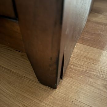 Prosperity Movers - Another view of wood torn off tv table - Movers Near Me - Victoria, Texas Prosperity Movers - Another view of wood torn off tv table - Movers Near Me - Victoria, Texas