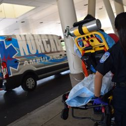 Coast Biomedical Equipment - Our customer Norcal Ambulance in the feild.