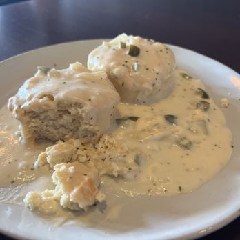 Let’s Yolk About It - Biscuits and jalapeño gravy - Breakfast & Brunch Near Me - Long Beach, California