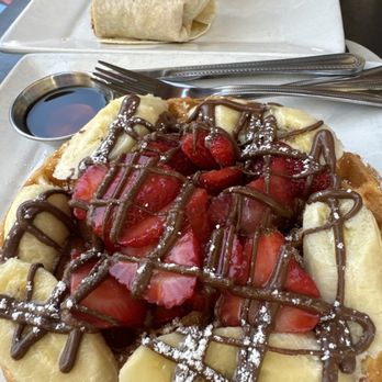 Coupa Cafe - Colonnade - Strawberry Strawberry & Banana Waffle - Cafes Near Me - Los Altos, California Coupa Cafe - Colonnade - Strawberry Strawberry & Banana Waffle - Cafes Near Me - Los Altos, California