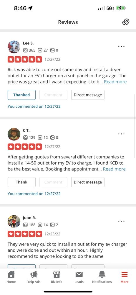 Slide of KCD Electric