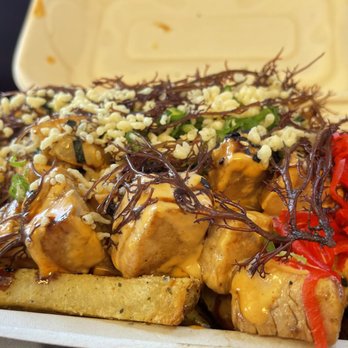 Diamond Head General Store - fried poke with cracked fries - Hawaiian Near Me - San Bruno, California