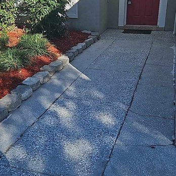NCMiller Handyman & Tree Services - Customer requested tile be removed and old cement brought back to life! They love it and we do too! - Handyman Near Me NCMiller Handyman & Tree Services - Customer requested tile be removed and old cement brought back to life! They love it and we do too! - Handyman Near Me