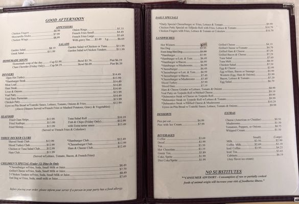 Menu photo 1 Right Spot Pawtucket, RI Menu photo 1 Right Spot Pawtucket, RI
