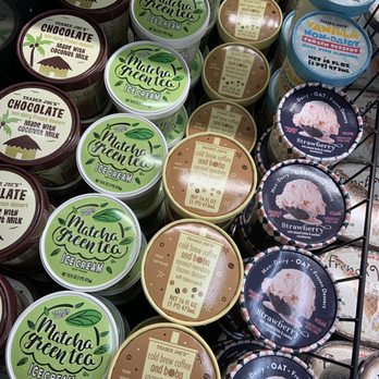 Trader Joe's - Cold brew coffee & boba ice cream. It's a must. So good, surprisingly for a vegan dairy product $ 4.29 each 3.2021 - Grocery Near Me - Yorba Linda, California