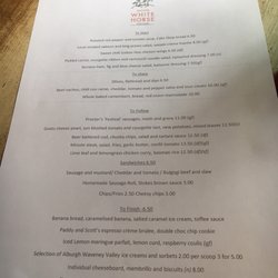 Full menu