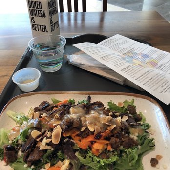 Manna - Steak salad and boxed water-$23 - Mediterranean Near Me - Washington, DC, District of Columbia Manna - Steak salad and boxed water-$23 - Mediterranean Near Me - Washington, DC, District of Columbia