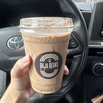 Baja Beans - Mexican Mocha with banana - Cafes Near Me - Burbank, California Baja Beans - Mexican Mocha with banana - Cafes Near Me - Burbank, California