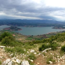 Auberge Campagnarde de la Vallee du Salagou - Lac du Salagou from mountain top
