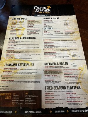 Menu photo 4 Cajun Steamer Bar & Grill Birmingham, AL