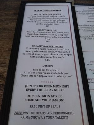 Menu photo 1 Alice's Village Cafe Ottawa, ON Menu photo 1 Alice's Village Cafe Ottawa, ON