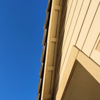 Trio Roofers - Replaced rotten facial board , plywood and rafters with new wood . Painted too . - Roofing Near Me - San Jose, California Trio Roofers - Replaced rotten facial board , plywood and rafters with new wood . Painted too . - Roofing Near Me - San Jose, California