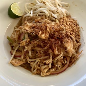 Wish Thai Kitchen - Chicken Pad Thai - Thai Near Me - Watertown, New York Wish Thai Kitchen - Chicken Pad Thai - Thai Near Me - Watertown, New York