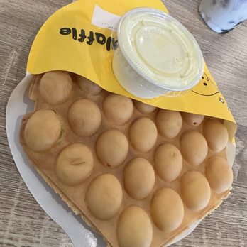 Happy Lemon - Original Waffle with Puff Cream Dipping Sauce - Bubble Tea Near Me - Austin, Texas Happy Lemon - Original Waffle with Puff Cream Dipping Sauce - Bubble Tea Near Me - Austin, Texas