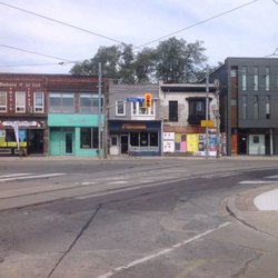 Blue Bird Bar - Blue Bird Bar on Dundas Street West, in the middle.