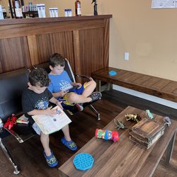 Just 4 Him - Waiting area with books and toys