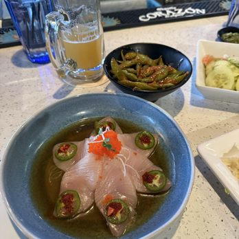 Kodo Sushi Bar - Yellowtail Carpaccio - Sushi Bars Near Me - Phoenix, Arizona