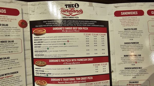 Menu photo 4 Giordano's Chicago, IL