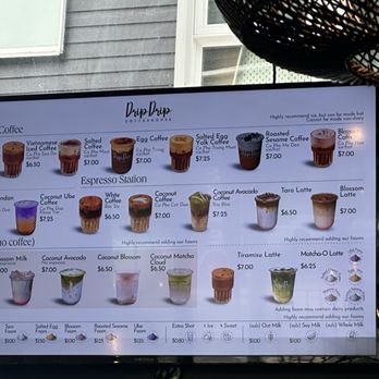 Drip Drip Coffeehouse - Menu - Coffee & Tea Near Me - Seattle, Washington Drip Drip Coffeehouse - Menu - Coffee & Tea Near Me - Seattle, Washington