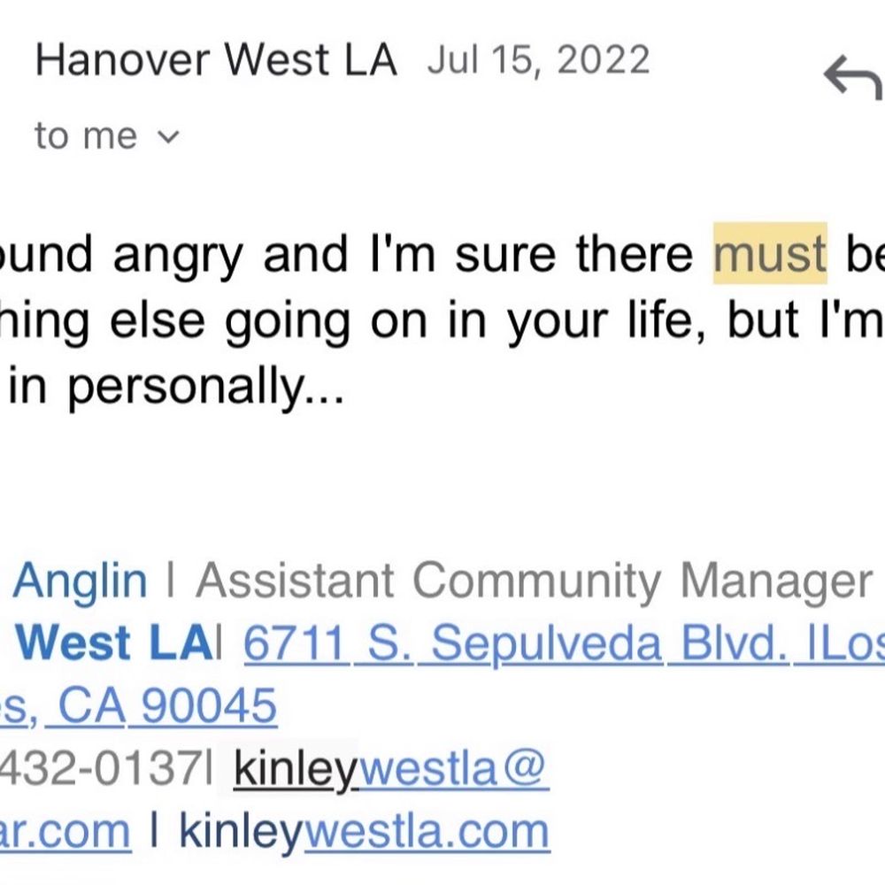 Kinley West LA - Poor response from the management on parking - Apartments Near Me - Los Angeles, California Kinley West LA - Poor response from the management on parking - Apartments Near Me - Los Angeles, California