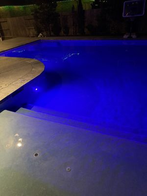 New Pentair Microbrite Lights & Automation - Customer had older lights that were no longer changing colors and an automation system that was outdated. Updated lighting and automation to really get the pool looking beautiful and working with top notch controls