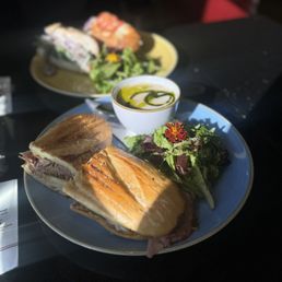 CC "Cuban" Panini Sandwich & leek potato soup