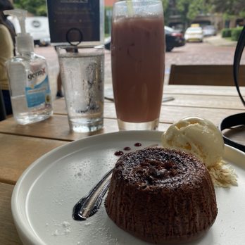 Prince Tea House - C3. Rose Milk Tea Molten Lava Cake - Desserts Near Me - Forest Hills, New York Prince Tea House - C3. Rose Milk Tea Molten Lava Cake - Desserts Near Me - Forest Hills, New York