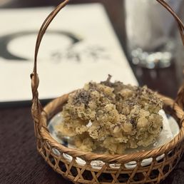 Corn & Shiso Tempura