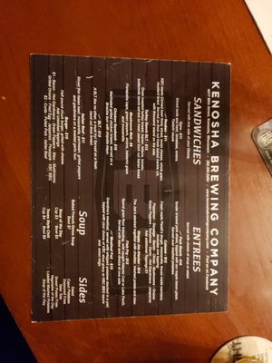 Menu photo 2 Kenosha Brewing Kenosha, WI