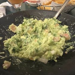 El Charro Mexican Restaurant - What my guacamole looked like after I made it myself.
