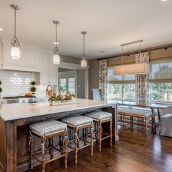 Coyle Construction Company - Oversized island and bright eating area!